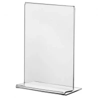 Display plastic pentru prezentare forma T, A4, transparent 1
