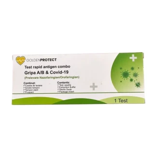 Test rapid COMBO Gripa A B si Covid, Sejoy, 25 teste