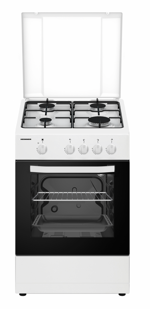 Aragaz Heinner HFSC-SME50WH, pe Gaz cu 4 arzatoare