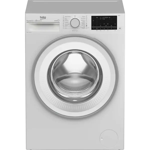 Masina de spalat rufe frontala Beko, 9 kg, 1400 rpm, Alb