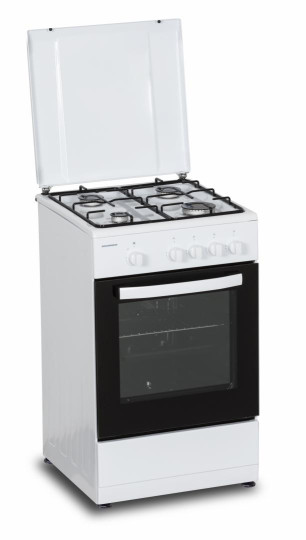 Aragaz Heinner HFSC-SME50WH, pe Gaz cu 4 arzatoare 1