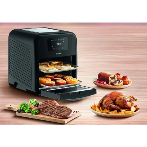 Friteuză cu aer cald EASY FRY OVEN GRILL, Tefal, Negru