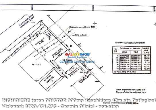 Inchiriere teren DRISTOR str. Patlaginei 900 mp deschidere 42 m 2