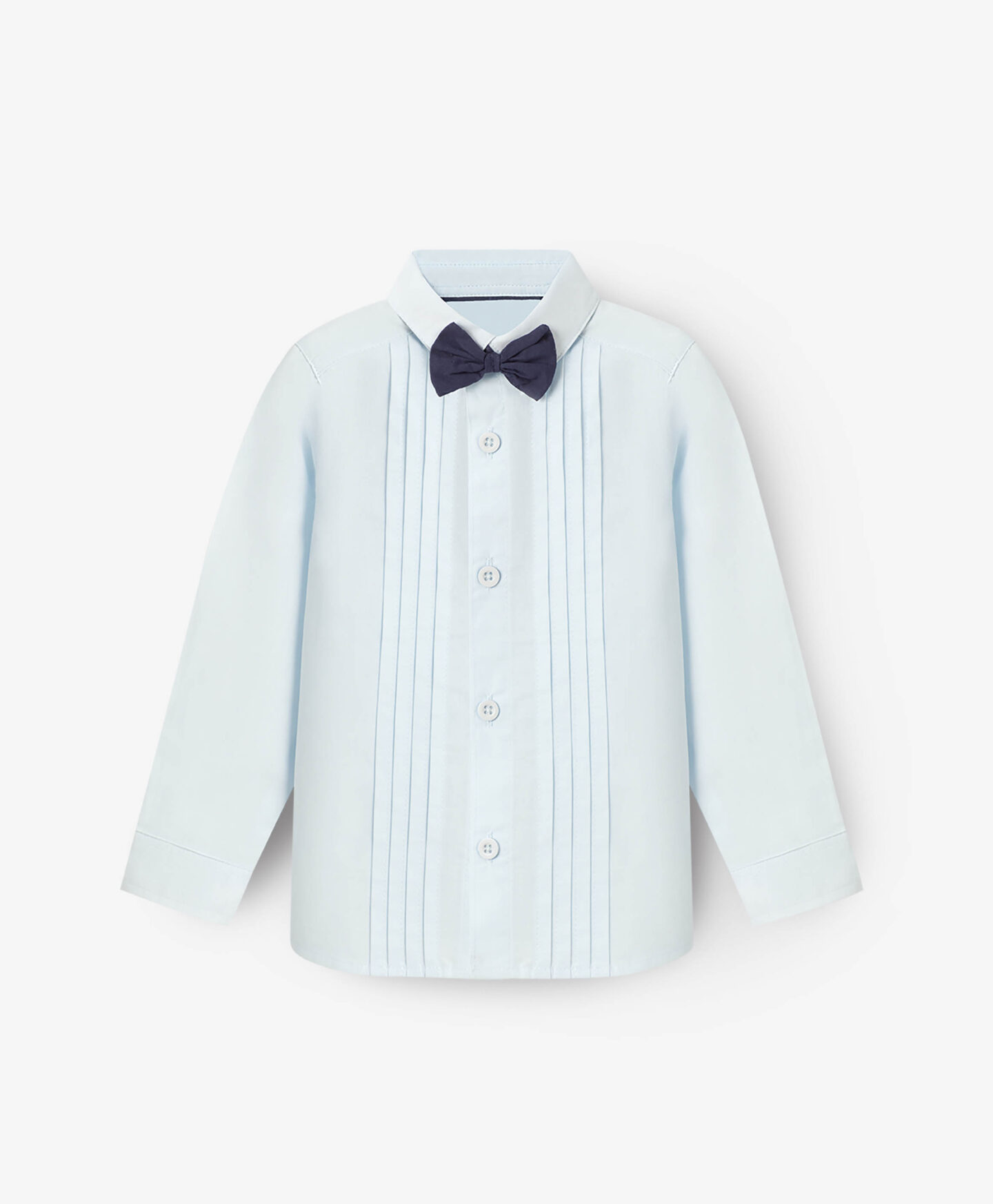 Camasa baieti 100% bumbac cu papion
