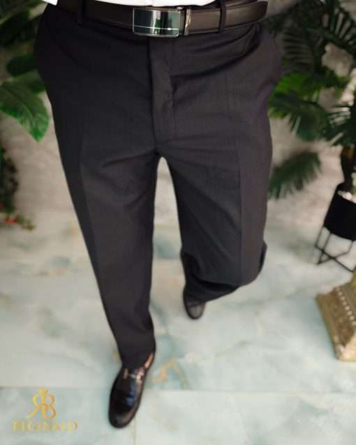 Pantaloni eleganti, Negru lana si in 1