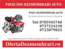 Dezmembrari auto Bucuresti sector